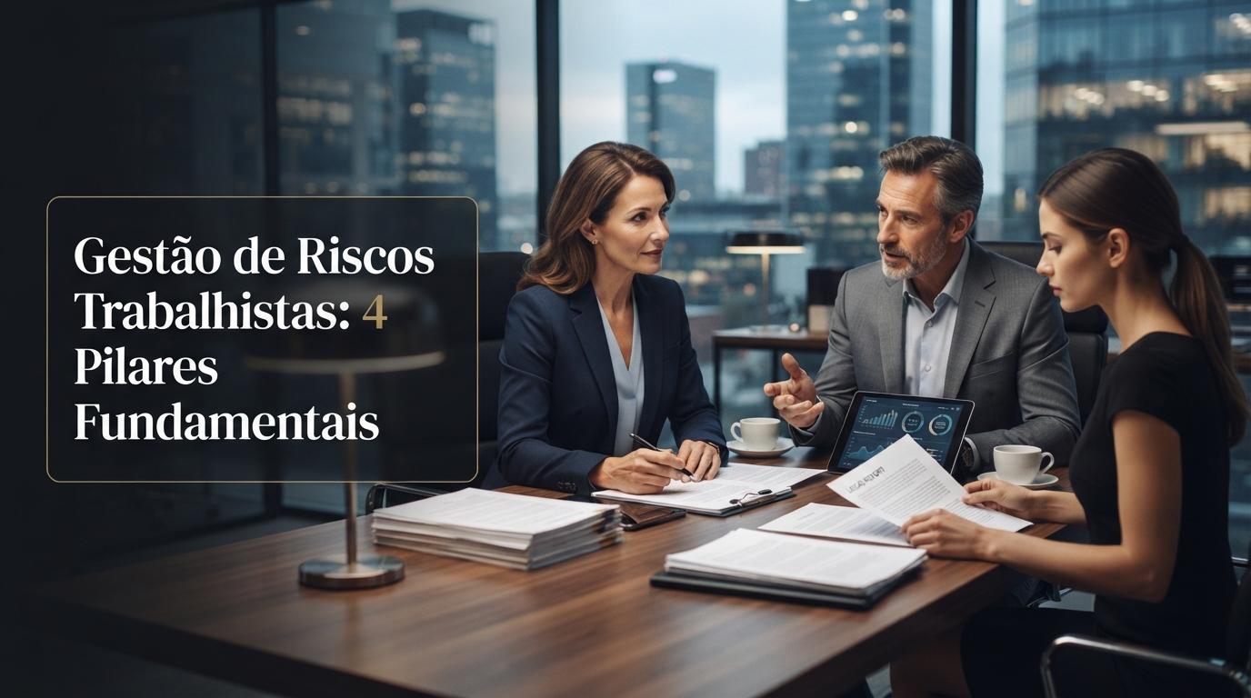 Gestão de Riscos Trabalhistas: 4 Pilares Fundamentais - Cezar & Cezar Advocacia Empresarial Preventiva em Brasília | 30+ Anos de Experiência