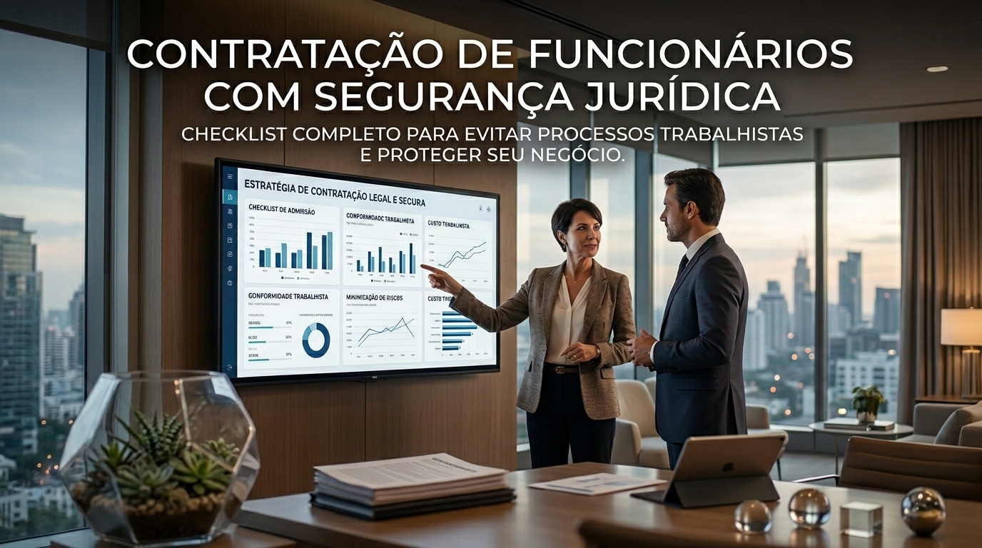 Checklist completo para contratar funcionário com segurança jurídica e evitar processos trabalhistas - Cezar & Cezar Advocacia Empresarial Preventiva em Brasília | 30+ Anos de Experiência