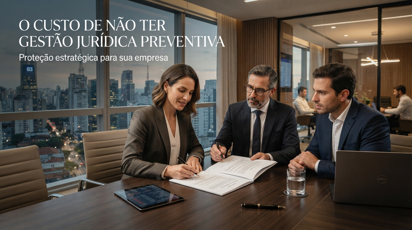 Quanto custa não ter uma gestão jurídica preventiva? Os riscos e prejuízos para sua empresa - Cezar & Cezar Advocacia Empresarial Preventiva em Brasília | 30+ Anos de Experiência