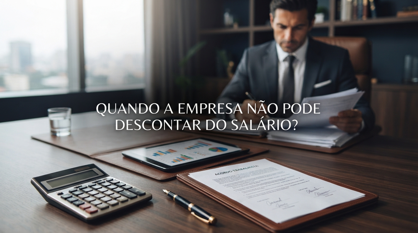 Quando a Empresa NÃO Pode Descontar do Salário do Empregado? Veja os Casos Proibidos Pela CLT - Cezar & Cezar Advocacia Empresarial Preventiva em Brasília | 30+ Anos de Experiência