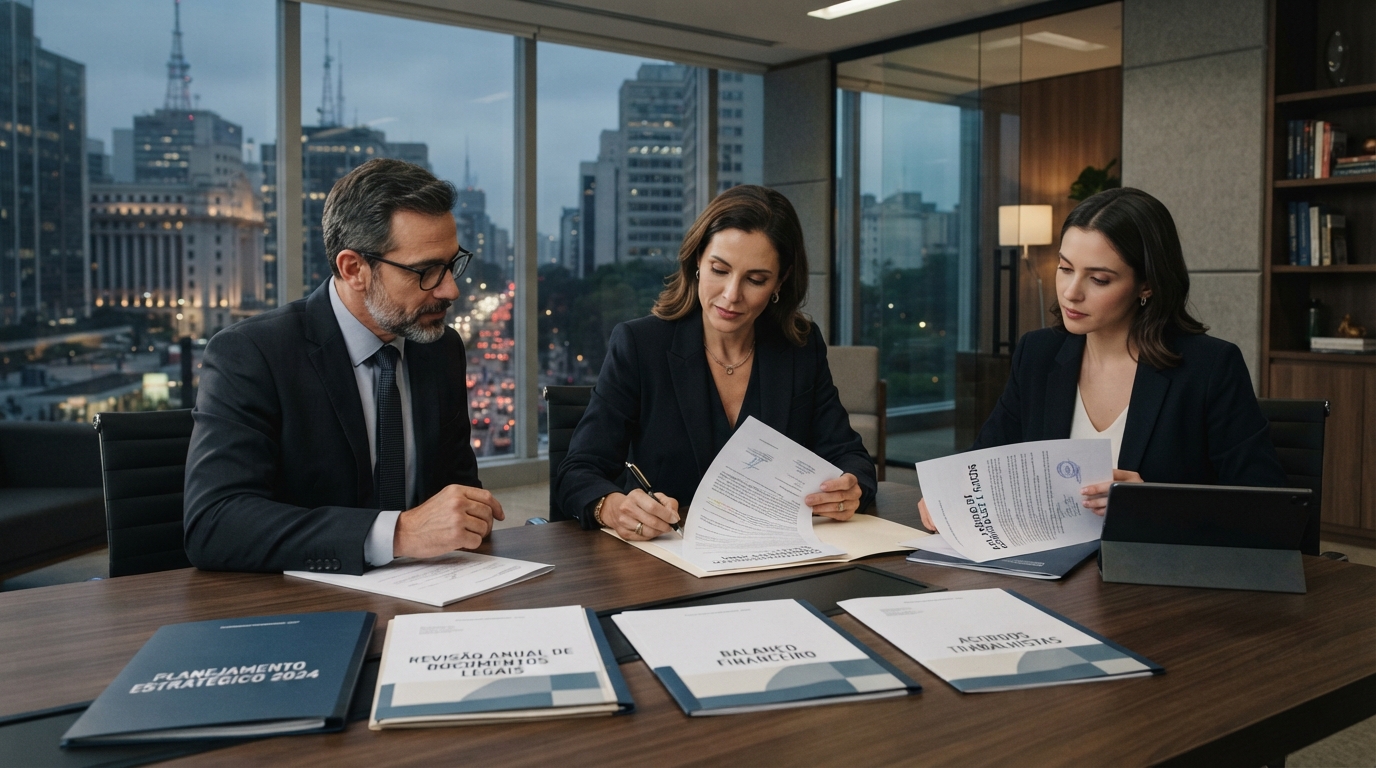 Quais documentos empresariais devem ser revisados todos os anos?  - Cezar & Cezar Advocacia Empresarial Preventiva em Brasília | 30+ Anos de Experiência